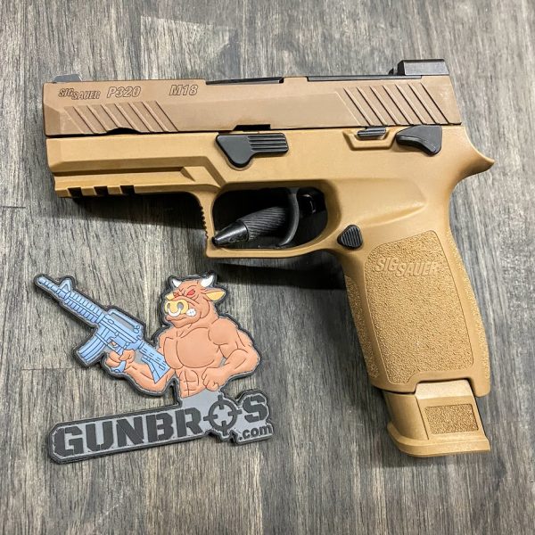 Sig Sauer P320 M18 FDE 9mm - GUNTICKETS [10 SPOT]