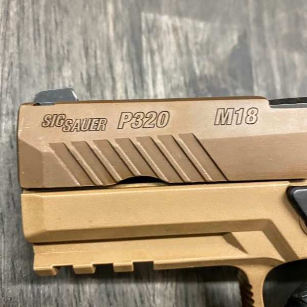 Sig Sauer P320 M18 FDE 9mm - GUNTICKETS [10 SPOT] - Image 3