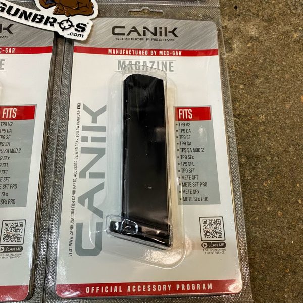 6 Pack Canik TP9 18rd 9mm Mec-Gar Magazines - GUNTICKETS [10 SPOT] - Image 2