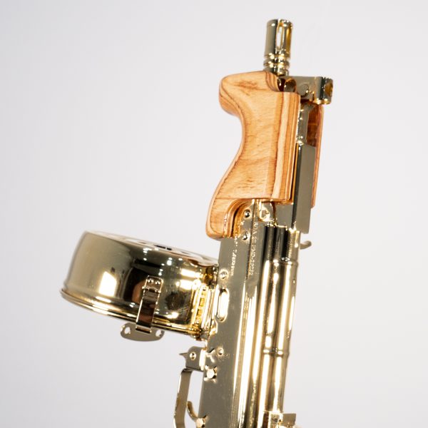 24K Gold Plated Micro Draco AK47 7.62x39mm w/ 75rd Drum Mag - GUNTICKETS [200 SPOT] - Image 5