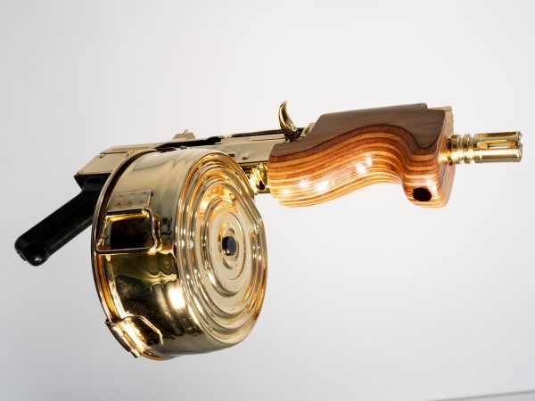 24K Gold Plated Micro Draco AK47 7.62x39mm w/ 75rd Drum Mag - GUNTICKETS [200 SPOT] - Image 7