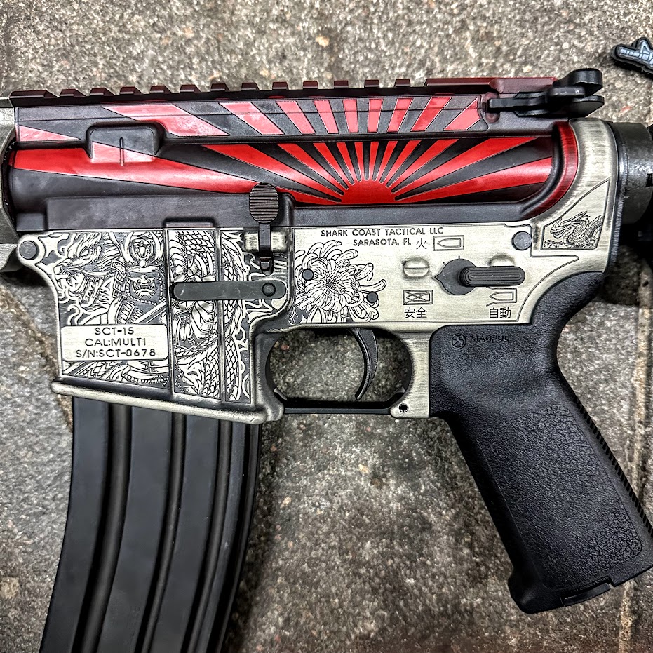 ブ*郎様 【オークション】AR-15 Zev Technologies AR15 Forged Lower Receiver-SKUNK ENGRAVED