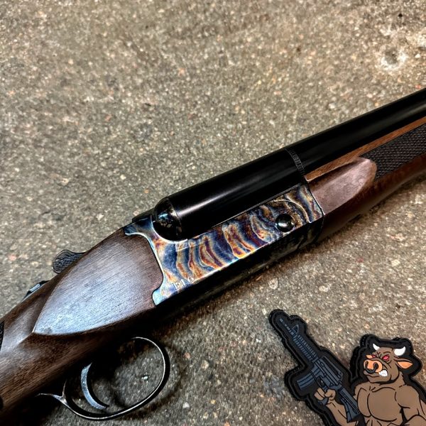Pointer Side by Side 12GA 28" Case Hardened - GUNTICKETS [10 SPOT] - Image 2