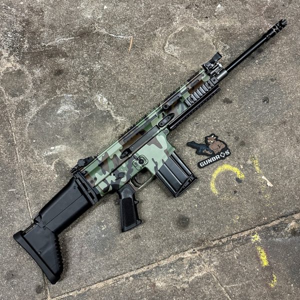 FN SCAR 17S NRCH 7.62x51mm Woodland Camo - GUNTICKETS [150 SPOT]
