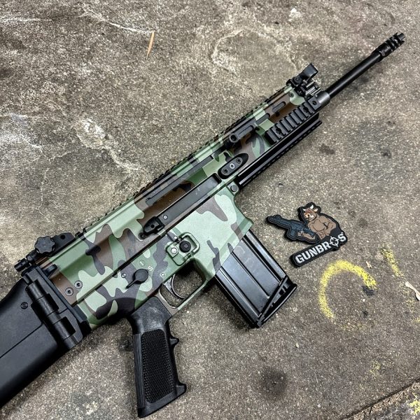 FN SCAR 17S NRCH 7.62x51mm Woodland Camo - GUNTICKETS [150 SPOT] - Image 2