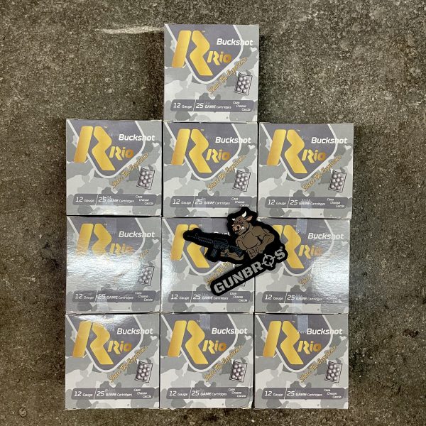 250rds RIO 12GA #1 Buckshot - GUNTICKETS [10 SPOT]