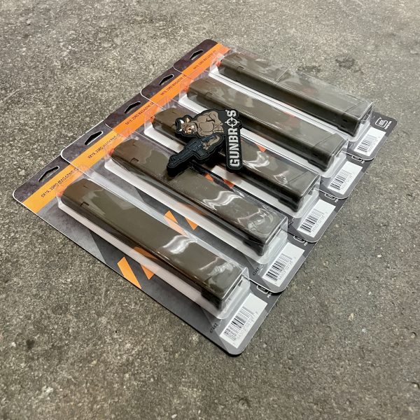 5 Pack Glock OEM 33rd 9mm Magazines ODG - GUNTICKETS [10 SPOT] - Image 2