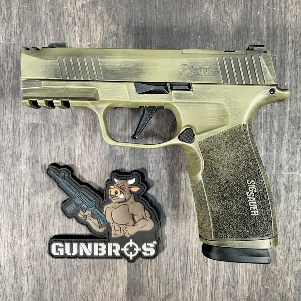Sig Sauer P365 XMacro Bazooka Green 9mm - GUNTICKETS [20 SPOT]