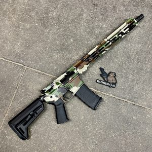 Shark Coast Tactical AR15 M81 Woodland Camo 5.56mm - GUNTICKETS [20 SPOT]