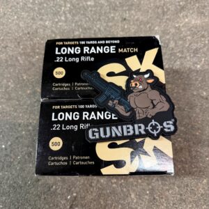 1000rds SK Long Range Match .22LR 40gr - GUNTICKETS [10 SPOT]